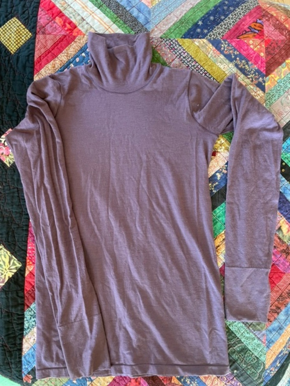 Purple Turtle neck with thumb holes